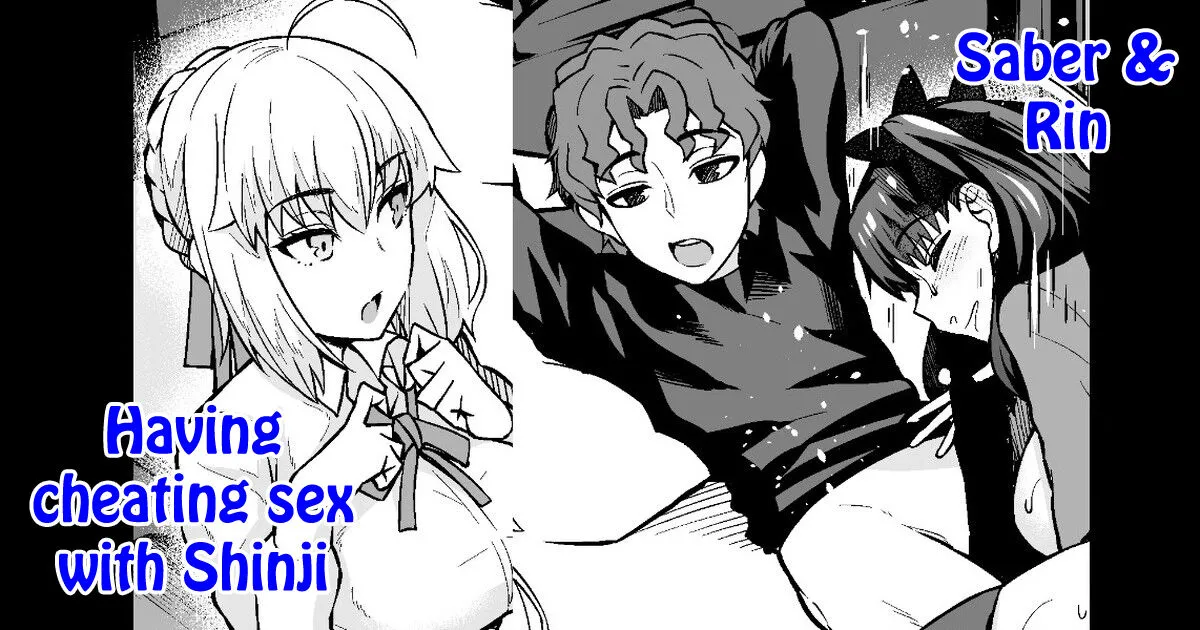 Saber & Rin, Shinji to Uwaki Sex Suru-0